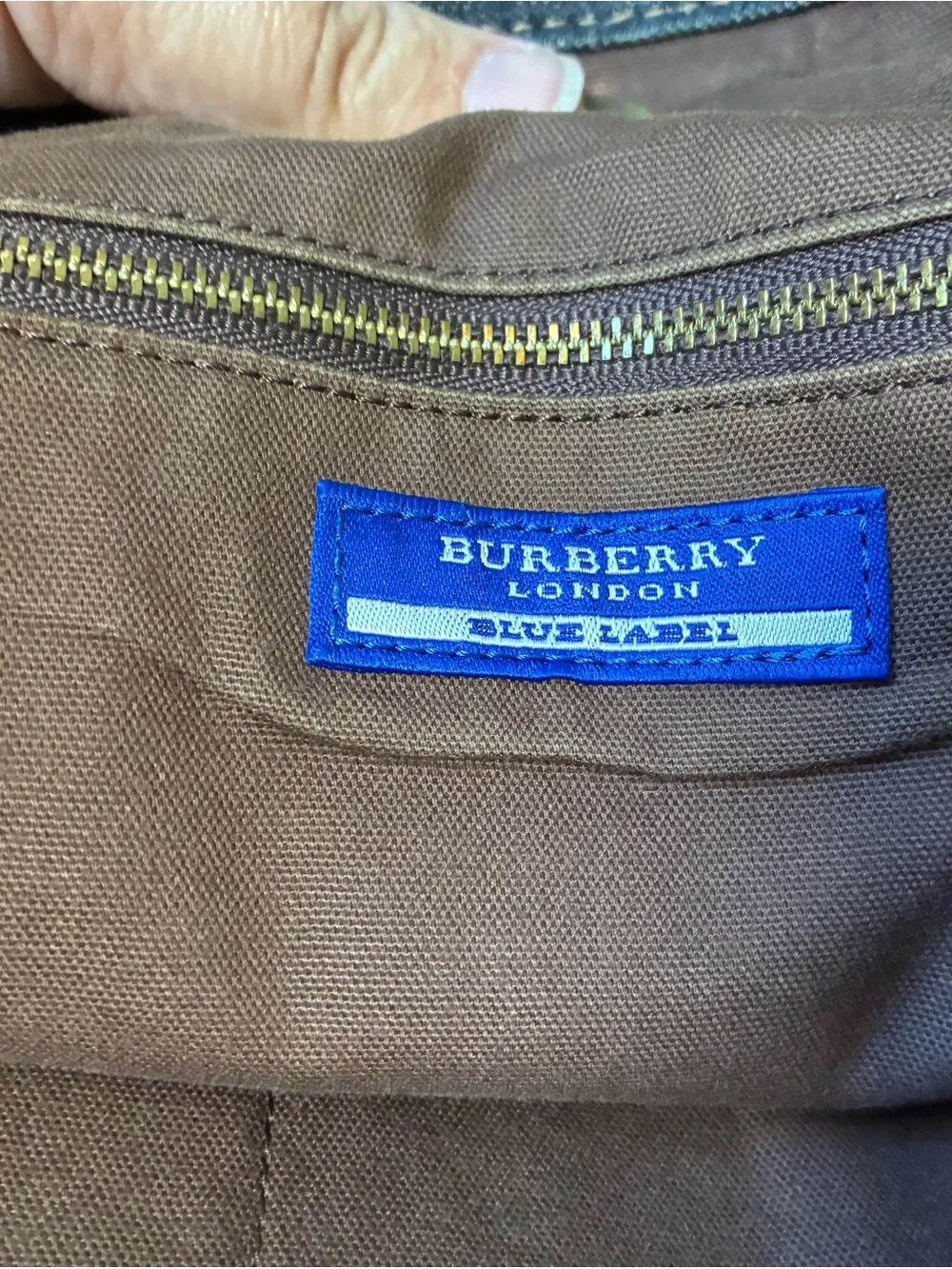 Burberry Blue Label Denim Tote